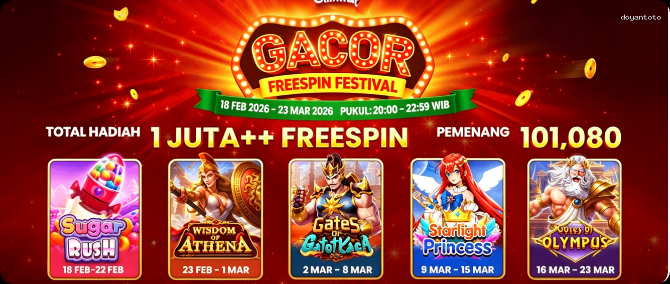 Login doyantoto Sekarang Bonus Melimpah